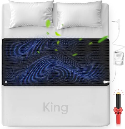 Grounding Mat for Bed, Enjoy The Grounding Effect Indoors, for Better Sleep, Pain and Stress Relief, Grounding Mat Set Comes with Grounding Cord, 27''×78'' in Kuwait