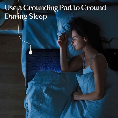 Grounding Mat for Bed, Enjoy The Grounding Effect Indoors, for Better Sleep, Pain and Stress Relief, Grounding Mat Set Comes with Grounding Cord, 27''×78'' in Kuwait