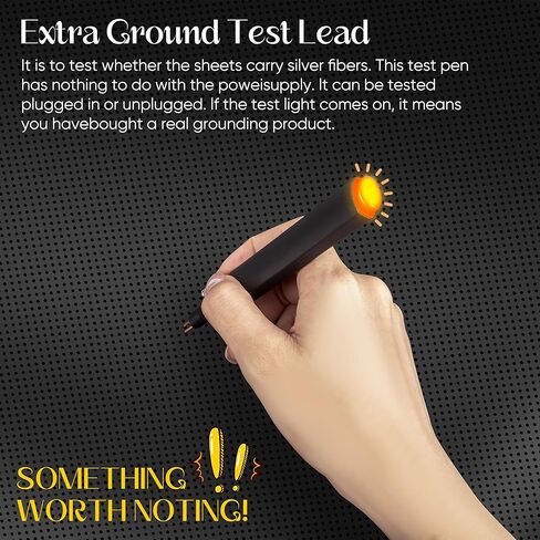 Grounding Mat for Bed, Enjoy The Grounding Effect Indoors, for Better Sleep, Pain and Stress Relief, Grounding Mat Set Comes with Grounding Cord, 27''×78'' in Kuwait