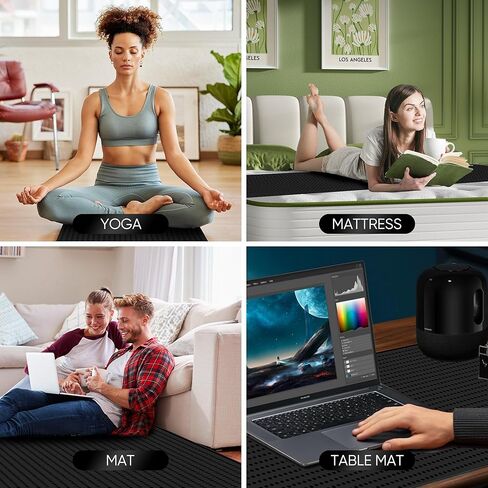 Grounding Mat for Bed, Enjoy The Grounding Effect Indoors, for Better Sleep, Pain and Stress Relief, Grounding Mat Set Comes with Grounding Cord, 27''×78'' in Kuwait