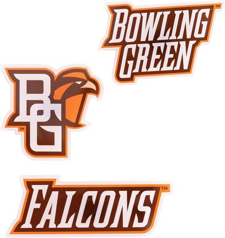 Desert Cactus Bowling Green State University Acrylic Magnet 3 Pack BGSU Falcons Decorative Design Officially Licensed (Magnet Set A) in Kuwait