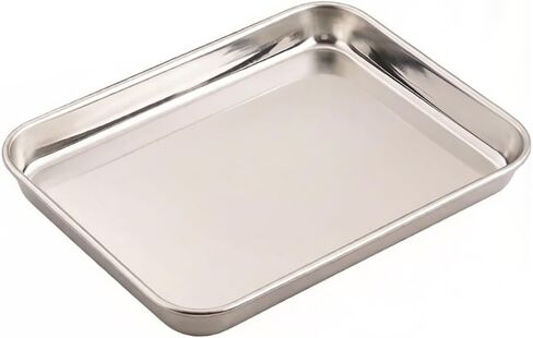304 Stainless Steel Dental Surgical Tray Set, Professional Organizer for Lab Instruments, Salon Tools & Tattoo Supplies, Multi-Purpose Flat Trays (6pcs, 58x36.5x9cm) in Kuwait
