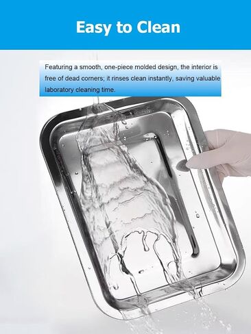 304 Stainless Steel Dental Surgical Tray Set, Professional Organizer for Lab Instruments, Salon Tools & Tattoo Supplies, Multi-Purpose Flat Trays (6pcs, 58x36.5x9cm) in Kuwait