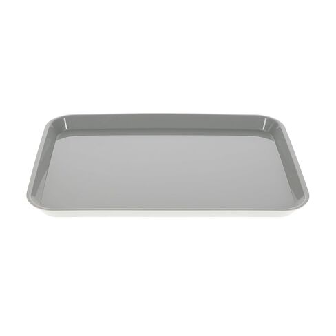 108142 صينية إعداد HSB مسطحة #B ريتر رمادي بلاستيك 13-3/8 بوصة × 9-5/8 بوصة × 7/8 بوصة in Kuwait