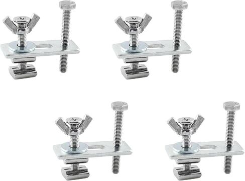TAODAN 1Set 4PCS آلة النقش الصحافة لوحة تثبيت لاعبا اساسيا M6 T-فتحة لقط عدة سطح المكتب آلة طحن CNC لتثبيت الشغل في معالجة المعادن النجارة in Kuwait