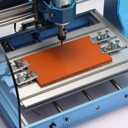 TAODAN 1Set 4PCS آلة النقش الصحافة لوحة تثبيت لاعبا اساسيا M6 T-فتحة لقط عدة سطح المكتب آلة طحن CNC لتثبيت الشغل في معالجة المعادن النجارة in Kuwait