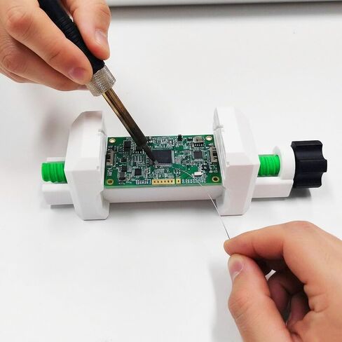 إطار حامل لوحة دائرة PCB قابل للتعديل، أداة إصلاح إلكترونية قابلة للتعديل لتركيب لوحة PCB للوحة الأم، مشبك لحام حامل PCB للإلكترونيات الصغيرة، أخضر، قطعة واحدة in Kuwait