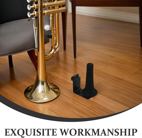 حامل تثبيت على الحائط من Vaguelly Tenor Saxophone مع هيكل معدني وإسفنج، سهل التركيب ورف حامل آمن وموثوق لعرض وتخزين الساكسفونات، حديث بسيط in Kuwait