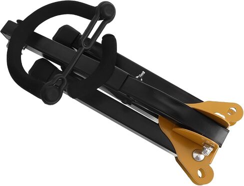 Holibanna Foldable Iron Saxophone Stand for Alto and Tenor Saxophone with Adjustable Support Fork, Easy Installation, Non-skid Design for Studio Use and Display in Kuwait