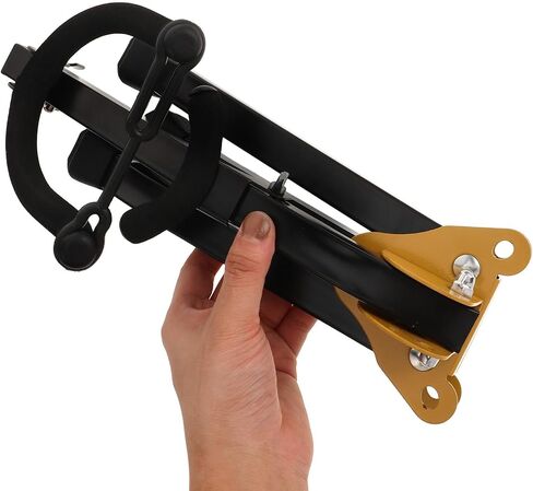 Holibanna Foldable Iron Saxophone Stand for Alto and Tenor Saxophone with Adjustable Support Fork, Easy Installation, Non-skid Design for Studio Use and Display in Kuwait
