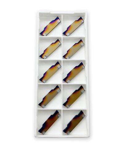10 pcs MGMN200/300/400 Cutting Grooving Inserts for MGEHR/L and MGIVR/L Grooving Cut-Off Tool Holder，Processing Hardened Steel and Quenched Steel (MGMN400-M ZM1135) in Saudi Arabia