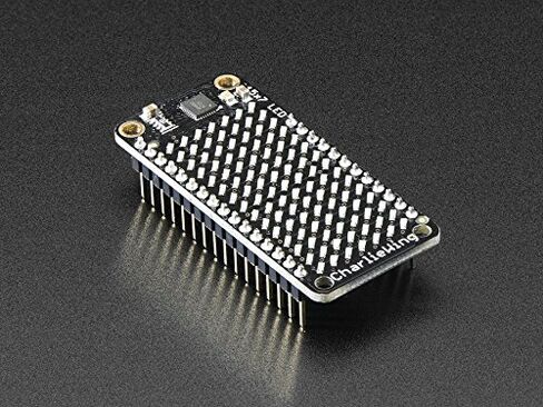 Adafruit 15x7 CharliePlex شاشة عرض مصفوفة LED FeatherWing - أحمر in Kuwait
