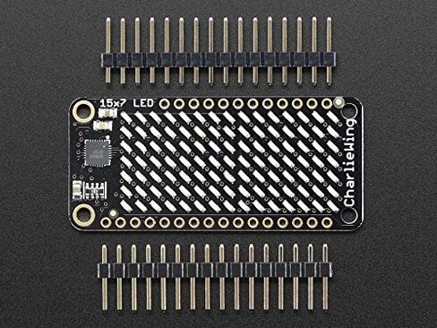 Adafruit 15x7 CharliePlex شاشة عرض مصفوفة LED FeatherWing - أحمر in Kuwait