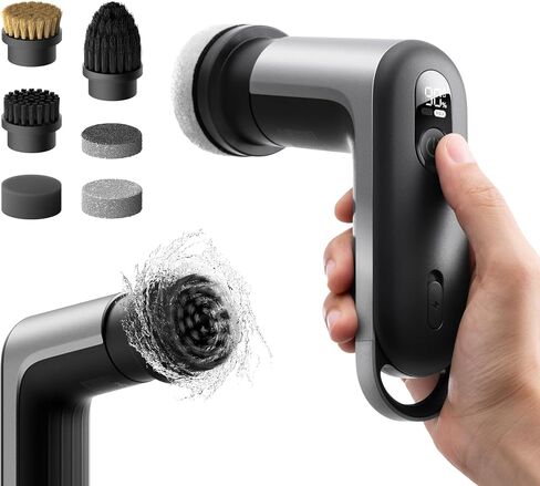 جهاز الغسيل الكهربائي اللاسلكي HOTO Grip™ + قطعتين من رؤوس فرشاة السيزال البديلة in Kuwait