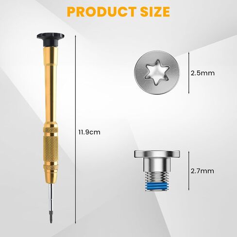 Glasses Screws for Ray-Ban Meta Smart Glasses Wayfarer Skyler Headliner Display Gen 2 & Oakley Meta HSTN, Eyeglass Repair Kit with 10 Screw Set & Screwdriver in Kuwait