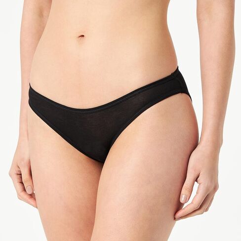 Betit Bateau Women's Week's Week Cotton Burs-أحجام ألوان صلبة 5 عبوات XXS-L in Kuwait