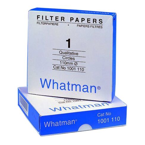 Whatman 1001-240 دوائر ورق الترشيح الكمي، 11 ميكرون، معدل تدفق 10.5 ثانية/100 مل/متر مربع، الدرجة 1، قطر 240 مم (عبوة من 100) in Kuwait