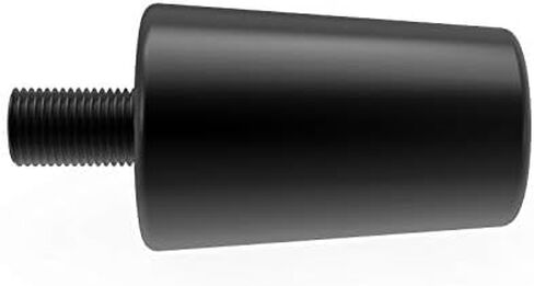 FixtureDisplays® مقبض صنبور البيرة الأسود، أجهزة الطويق M6 إلى 3/8 بوصة - 16 خيط 1.1 بوصة موصل 15135-BLACK-NPF in Kuwait