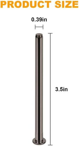 6Pack 3.5 inch Door Hinge pins for 3.5 inch Interior Door Hinge Pin Oil Rubbed Bronze Pins Screws Replacement Closing,Black in Kuwait