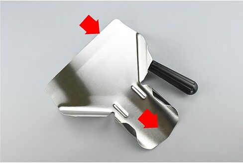 Stainless Steel Food Chip, Silver, Single Handle in Kuwait