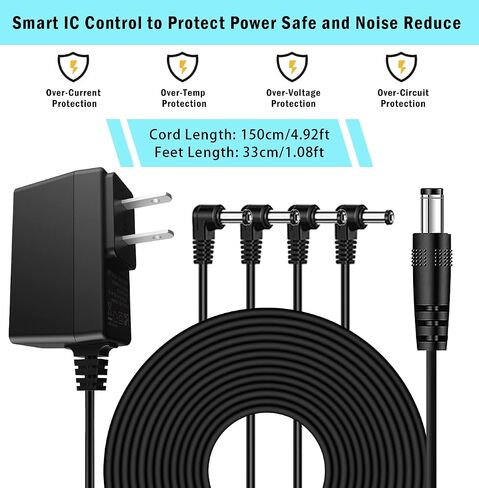 JOYO R-28 Bass تأثير عالي السرعة ومحول مصدر طاقة DC 9V (800mA -1A) in Kuwait