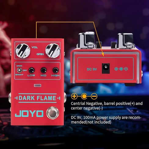 دواسة تأثير مضاعفة السرعة من JOYO R-28 Bass ودواسة تشويه معدنية حديثة عالية الكسب R-17 in Kuwait