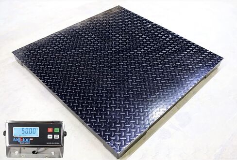 SellEton SL-4x4-10k-NN 48" x 48" (4' x 4') Floor Scale/Pallet/Warehouse/Industrial | 10,000 lb x 1 lb in Kuwait