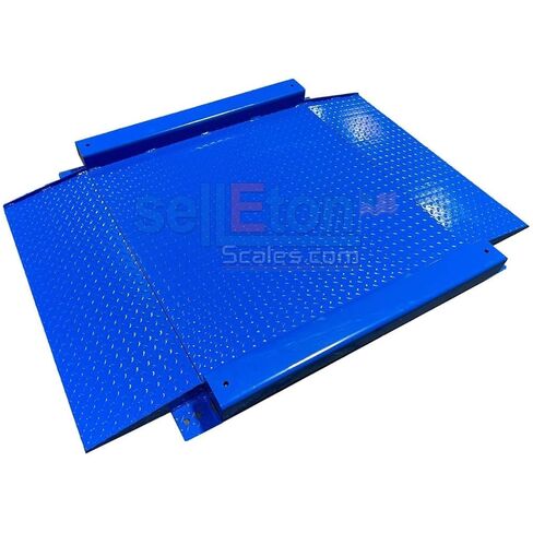 SellEton SL-917-R NTEP مقياس طبل منخفض المستوى مع منصات 2.5 × 2.5 بوصة (30 بوصة × 30 بوصة) لوزن البراميل، إصدار LCD عادي بدون مخرج تناظري 4-20 مللي أمبير | 10,000 رطل × 1 رطل in Kuwait