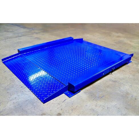 SellEton SL-917-R NTEP مقياس طبل منخفض المستوى مع منصات 2.5 × 2.5 بوصة (30 بوصة × 30 بوصة) لوزن البراميل، إصدار LCD عادي بدون مخرج تناظري 4-20 مللي أمبير | 10,000 رطل × 1 رطل in Kuwait