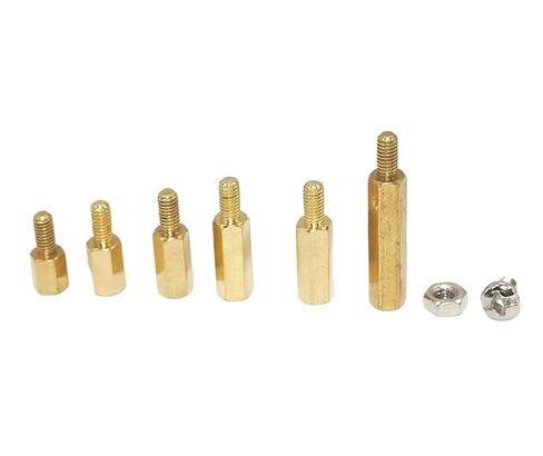 Brass nut, 180Pcs/set M3*L+6mm Hex Nut Spacing Screw Pillar PCB Motherboard Standoff Spacer Kit in Saudi Arabia