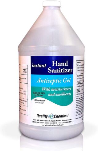 Instant Hand Cleaner - Clean Gel Type - Refill Your own dispensers - 70% Ethyl Alcohol Formula - 1 Gallon (128 oz.) in Kuwait