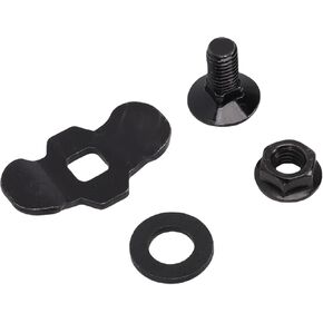 RiToEasysports L Track Threaded Stud Fittings Galvanized Iron Double Lug Stud Nut M8x20 6000lb Load Capacity for Truck Bed Trailer Cargo Control Pickup RV ATV (Black) in Saudi Arabia