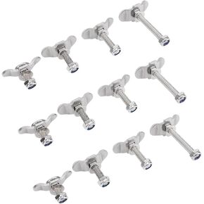 RiToEasysports L Track Threaded Stud Fittings Stainless Steel Double Lug Stud Nut Fitting M8x25mm M8x35mm M8x40mm M8x60mm 5500 Lbs Break Strength for Truck Bed Trailer RV ATV Cargo Control in Saudi Arabia