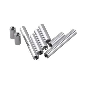 5pcs M2 M3 M4 M5 M6 M8 M10 Aluminum Column Round Threaded Sleeve Stud Standoff Long Nuts Connector Length 4mm to 150mm(30mm,M4 x D7) in Saudi Arabia