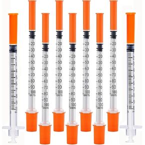 Syring 1mL 30G 5/16 Inch (8mm), Individually Sealed for Laboratory and Fluid Dispensing, U-100 Lab Syring Pack of 30 in Kuwait