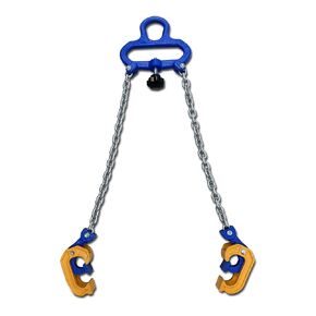 1Ton Barrel Lifting Chain for Plastic & Steel Drums 2204LBS 20in Length, 2 Hooks Chain Drum Lifter Barrel clamp for 30 & 55 Gallon Metal/Plastic Drum Barrel, Fits for Crane, Forklift【1T- 2Hooks】 in Kuwait