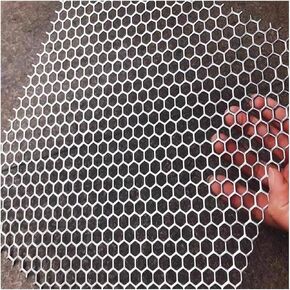 Perforated Sheet Metal Round 304 Stainless Steel Plate 6mm 8mm Mesh Silver Multiple Sizes 35x45cm 13.7x17.7in(10mm Mesh,50x50cm/19.6x19.6in) in Kuwait