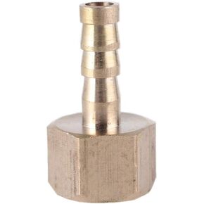 Lkq-Brass Adapter Brass Hose Fitting 6/8/10/12/14/16/19mm Barb Tail 1/8" 1/4" 3/8" 1/2" 3/4" 1" BSP Female Thread Copper Connector Coupler Adapter, Garden Hose Connector(6mm Barb,1/8") in Kuwait