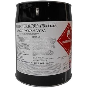 CleanPro® 99% كحول أيزوبروبيلي، مذيب IPA لا مائي، سطل صناعي سعة 5 جالون للتصنيع وتنظيف المعدات وإزالة الشحوم in Kuwait