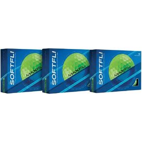 Maxfli SoftFli Golf Balls – 36-Pack Matte Green | Soft Feel Low Compression Golf Balls for Distance & Control | Durable Ionomer Cover | Ideal for Beginners & Recreational Golfers in Kuwait