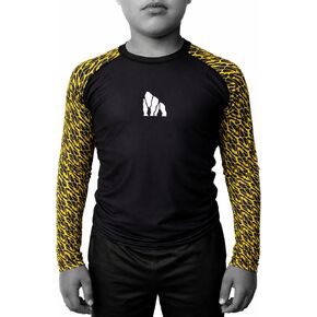 Rash Guard for Boys Girls Kids Long Sleeve Ranked Edition - for BJJ MMA Jiu Jitsu No-Gi Grappling in Saudi Arabia
