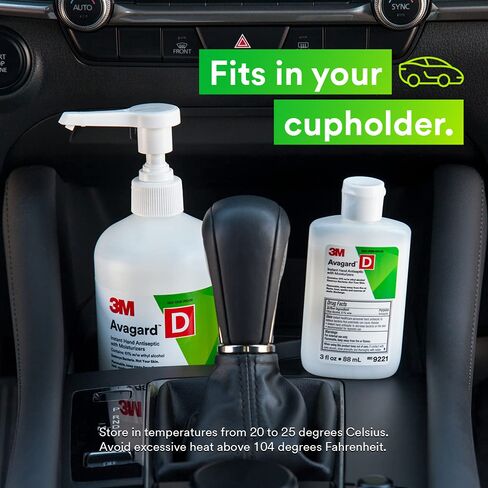 3M™ Avagard™ D مطهر فوري لليدين مع مرطبات (61% وزن/وزن الكحول الإيثيلي) 9221، 3 أونصة، 48/علبة in Kuwait