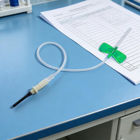 Blood Collection Needles, 21 Butterfly Needles with Luer Adapter Sterile Individually Wrapped- 100Pcs in Kuwait