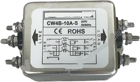380V Three-Phase Three-Wire Power Filter CW4B-10A-S Anti-Interference(CW4B-10A-S Big) in Kuwait