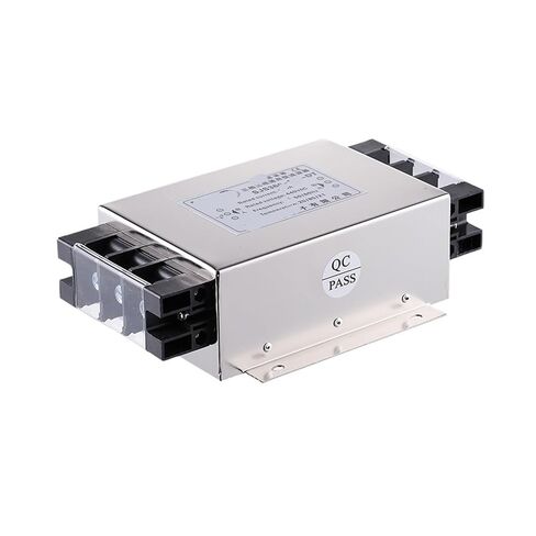 Three-Phase Three-Wire Single-Stage Terminal Block SJS360-DT AC Power Filter 220V 380V 440V Anti-Interference Purification(SJS360-20A-DT) in Kuwait