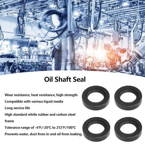 Oil Seal NBR TC 25x40x10mm High Performance Oil Shaft Seal for Preventing Lubricating Oil Leakage in Industrial Machinery Automotive Engines 10 PCS in Kuwait