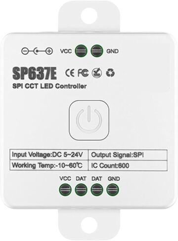 LED Lights SP63XE Sound controller Music rhythm Monochrome dual color temperature RGBCW Magic(SP639ESPI-RGBW)) in Saudi Arabia