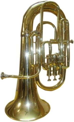 Bb/F 4 Valve Flat Brass Finishing Euphonium With Free Hard Case+M/P in Kuwait