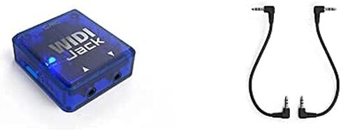 CME WIDI Jack + TRS-25 Bundle - Bluetooth MIDI Interface with MIDI cables Included - Works with devices with TRS 2.5mm Type A/B MIDI ports in Kuwait
