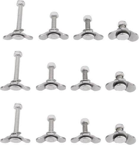 RiToEasysports L Track Threaded Stud Fittings Stainless Steel Double Lug Stud Nut Fitting M8x25mm M8x35mm M8x40mm M8x60mm 5500 Lbs Break Strength for Truck Bed Trailer RV ATV Cargo Control in Saudi Arabia